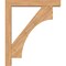 Ekena Millwork Westlake Block Smooth Bracket w/ Offset Brace, Western Red Cedar, 5 1/2"W x 32"D x 38"H BKT0604X32X38WTL05SWR - alternate 4